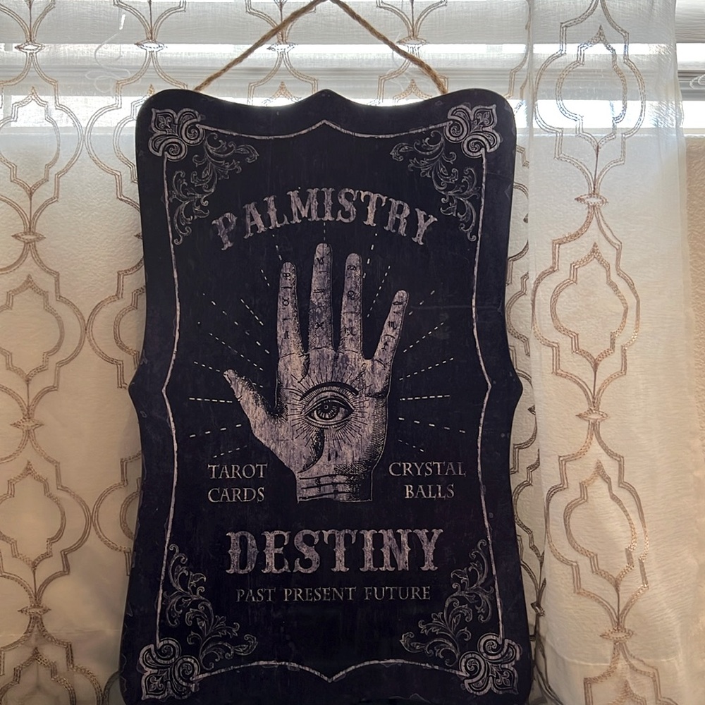 Palmistry Halloween Decor